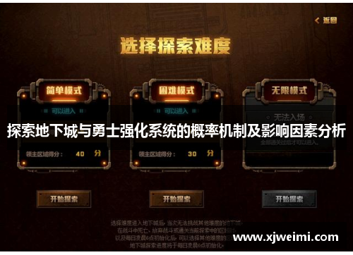 探索地下城与勇士强化系统的概率机制及影响因素分析